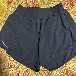 Lululemon Athletica Dark Blue Women's Athletic Shorts